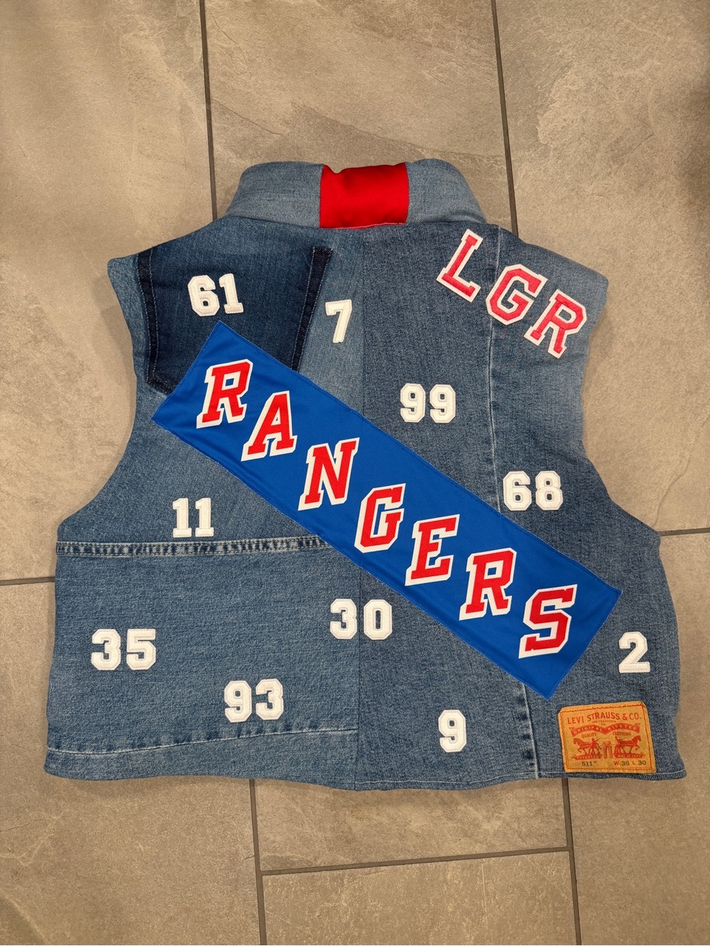 New York Rangers Vest - Picture 3 of 8